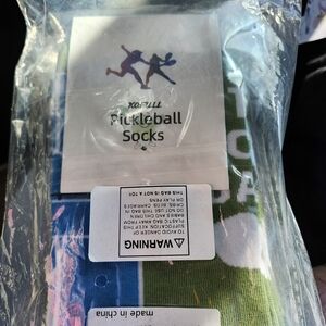 Pickleball Socks - Blue and Green